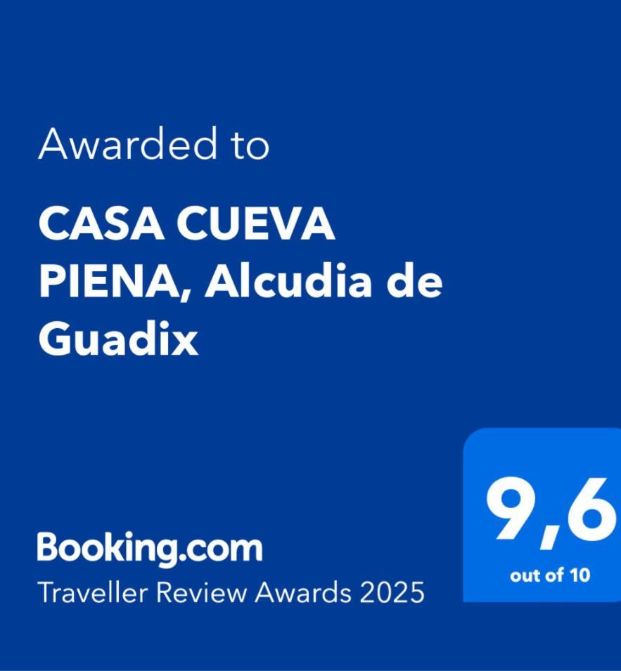 Casa Cueva Piena, Alcudia De Guadix Villa Eksteriør billede